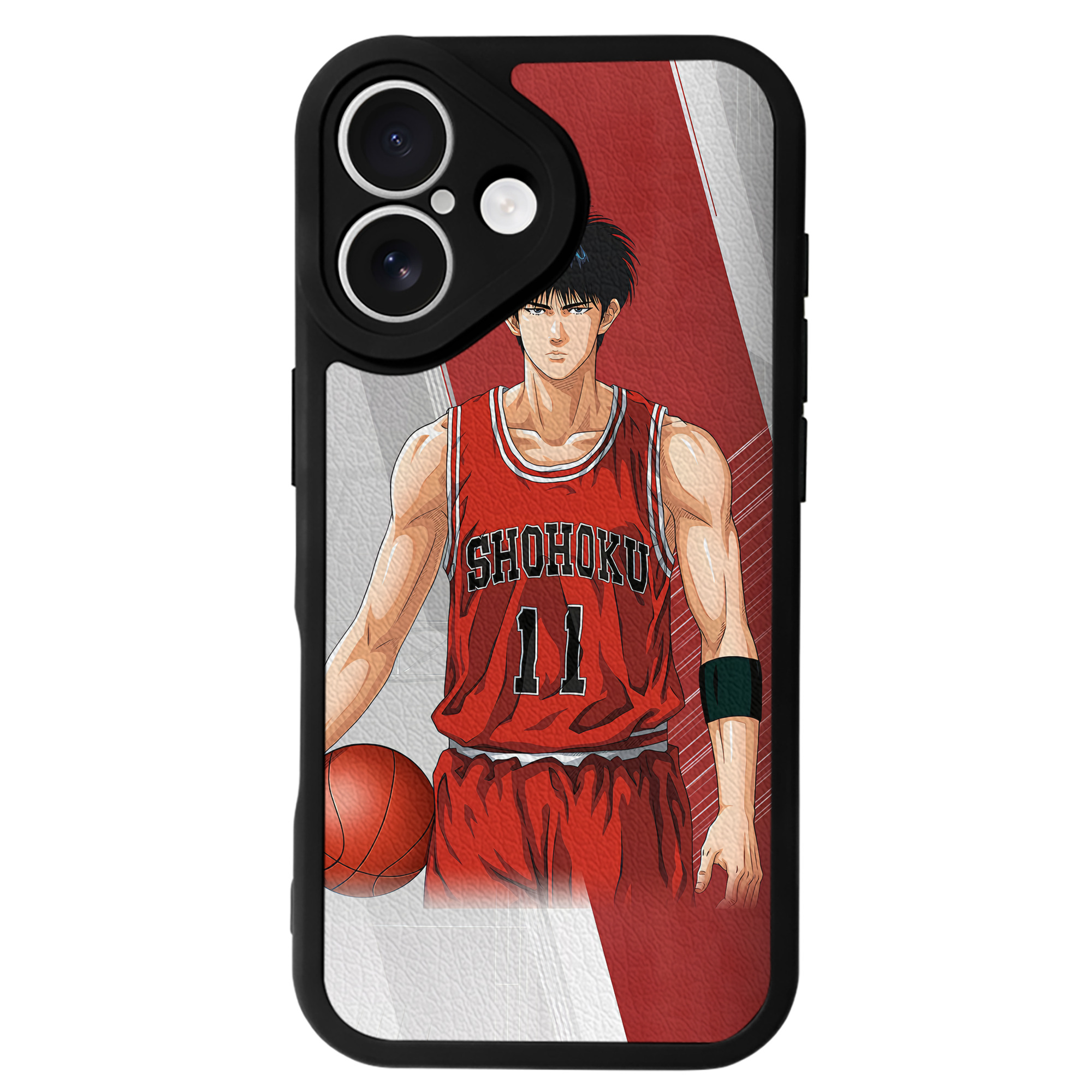 （画像用） SLAM DUNK／スラムダンク 【iPhone 16シリーズ対応】シリコンスマホケース（レザー調） 材質：シリコン
